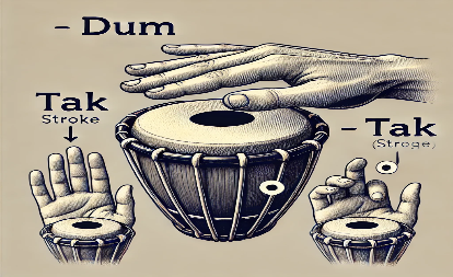 ダラブッカ 叩き方